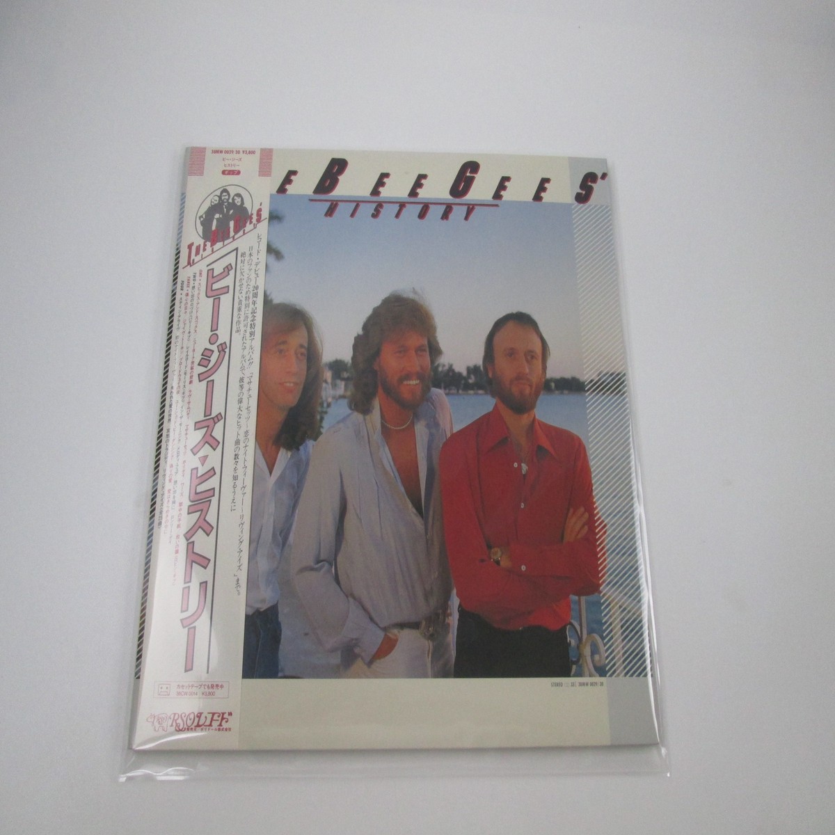 Bee Gees History RSO 38MW 0029,30 with OBI Japan LP Vinyl