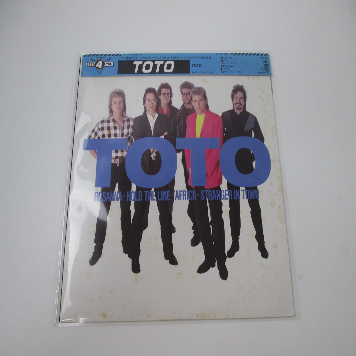 Toto Best 4 You 12AP 3104 with OBI Japan LP Vinyl