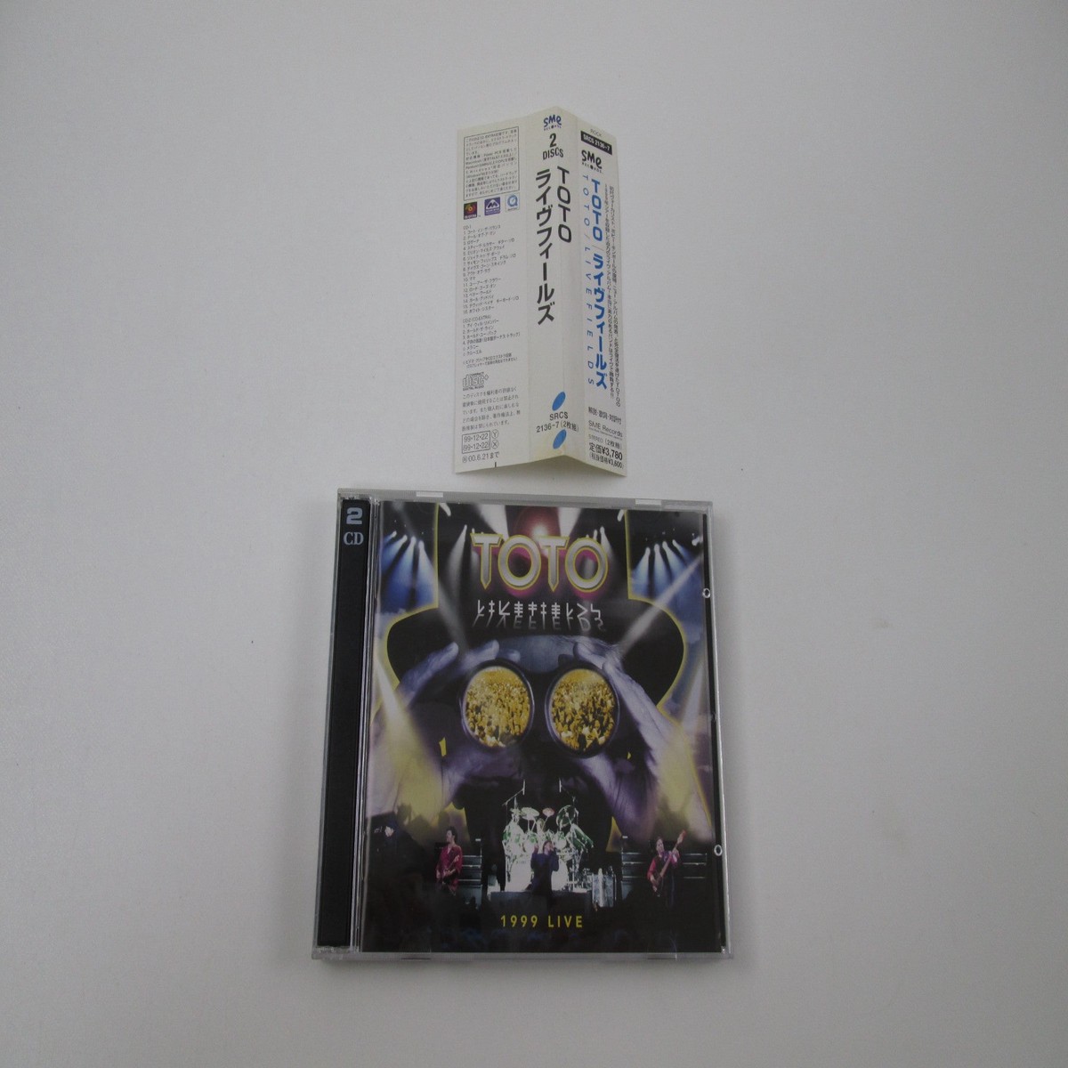 Toto Livefields SRCS-2136,7 Music CD Japan Ver with OBI