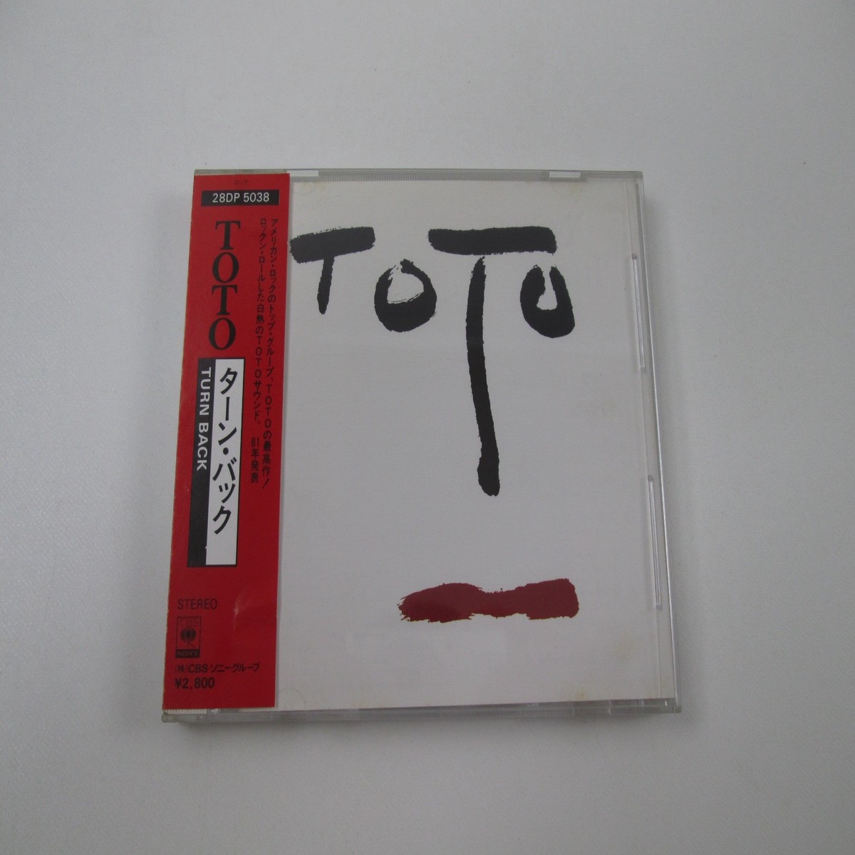 Toto Turn Back 28DP-5038 Music CD Japan Ver with OBI