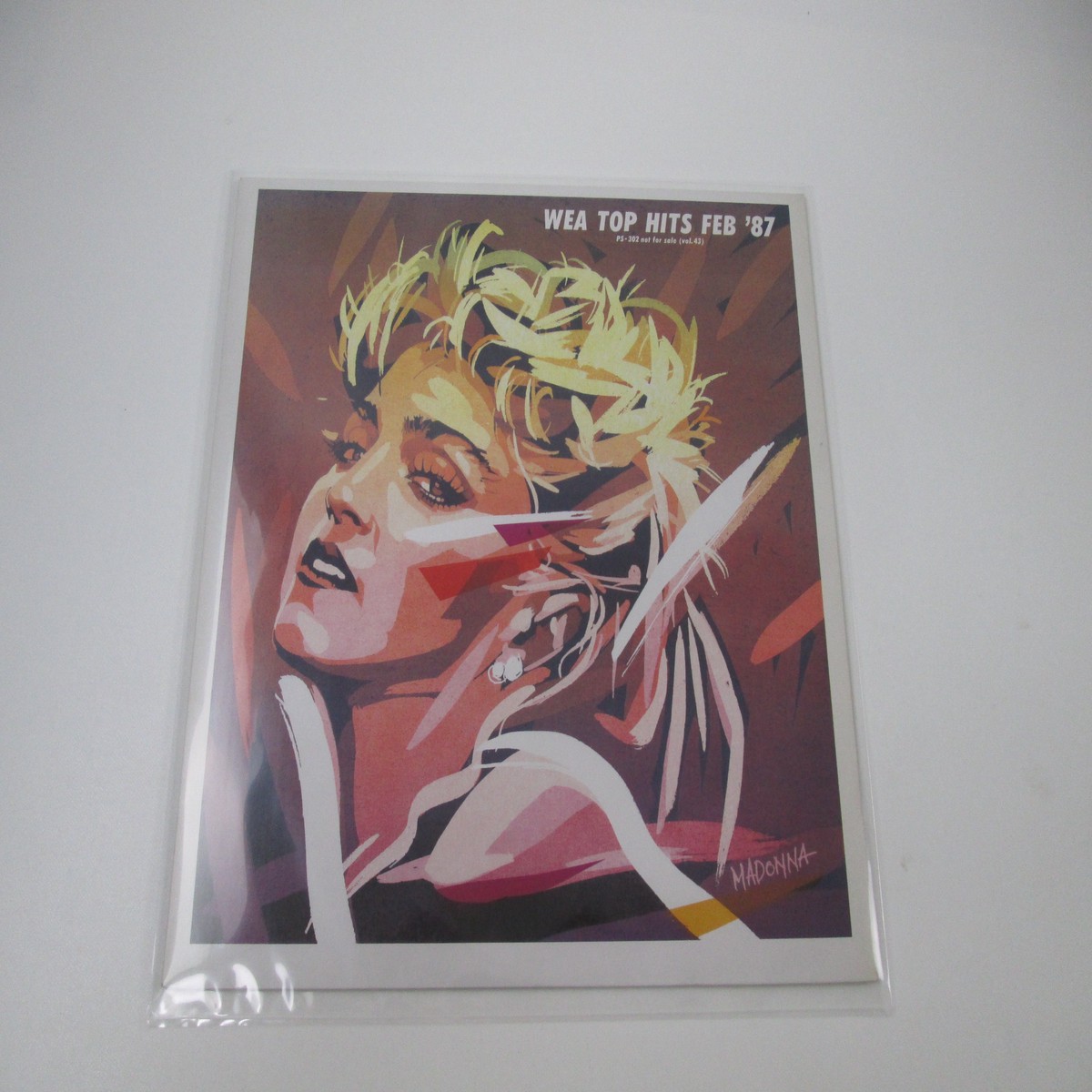 VA WEA Top Hits Feb '87 (Madonna) Promo PS-302 Japan LP Vinyl