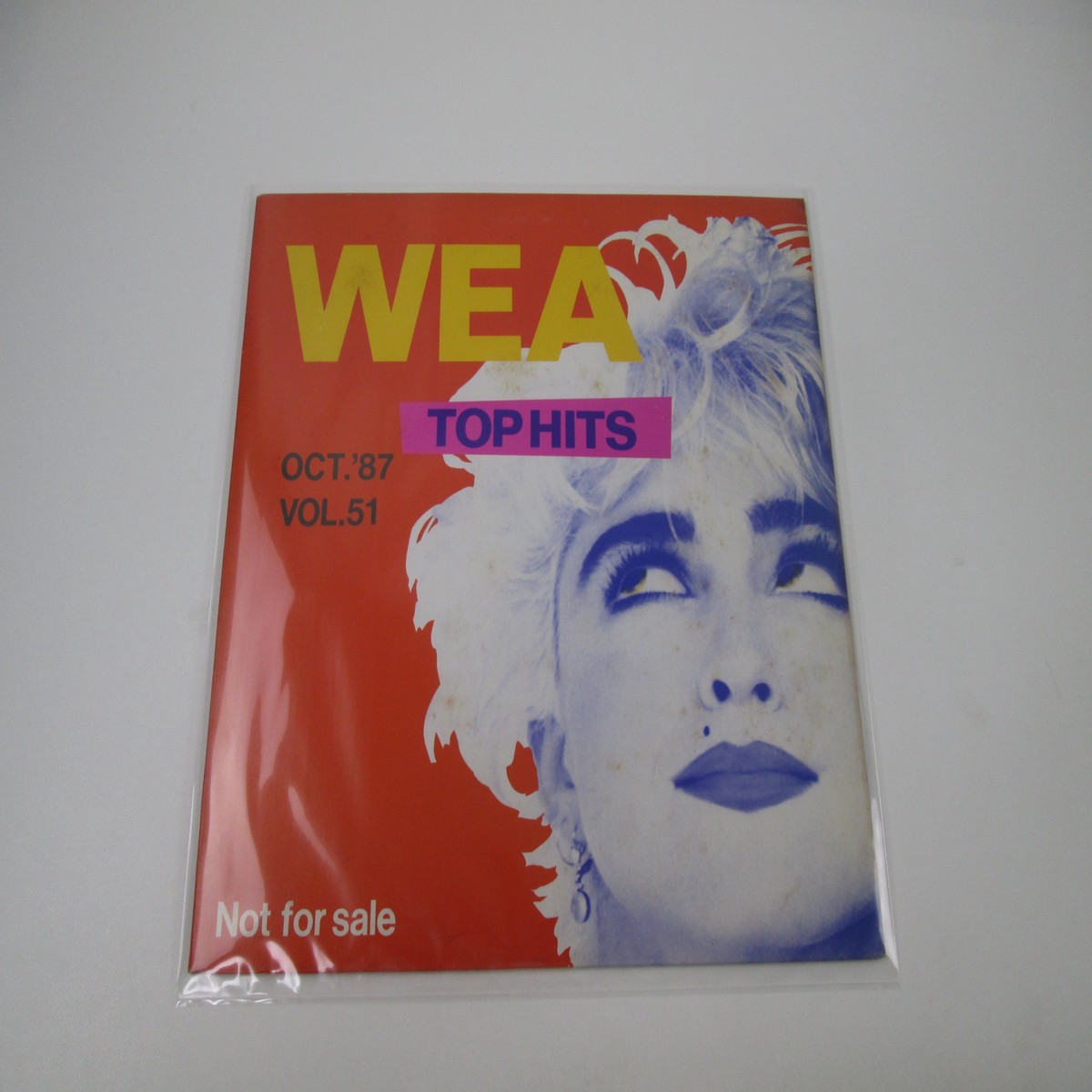 VA WEA Top Hits October '87 Vol. 51 Promo (Madonna) PS-316 Japan LP Vinyl