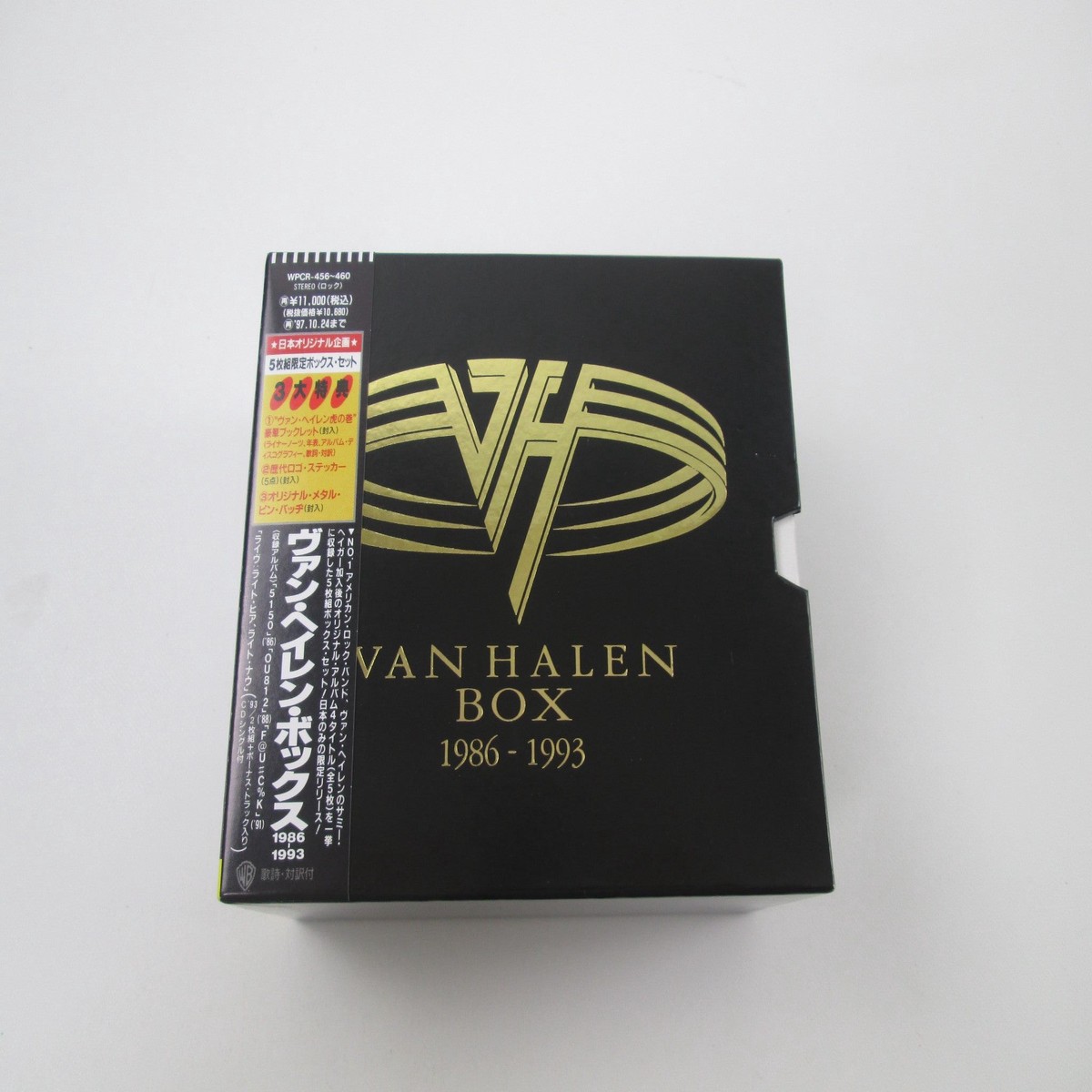 Van Halen Van Halen Box 1986-1993 WPCR-456~60 Music CD Japan Ver with OBI