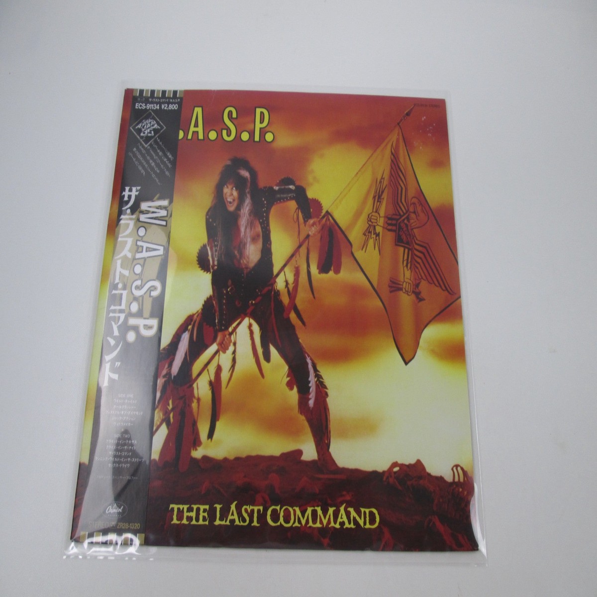 W.A.S.P LAST COMMAND CAPITOL ECS-91134 with OBI Japan LP Vinyl