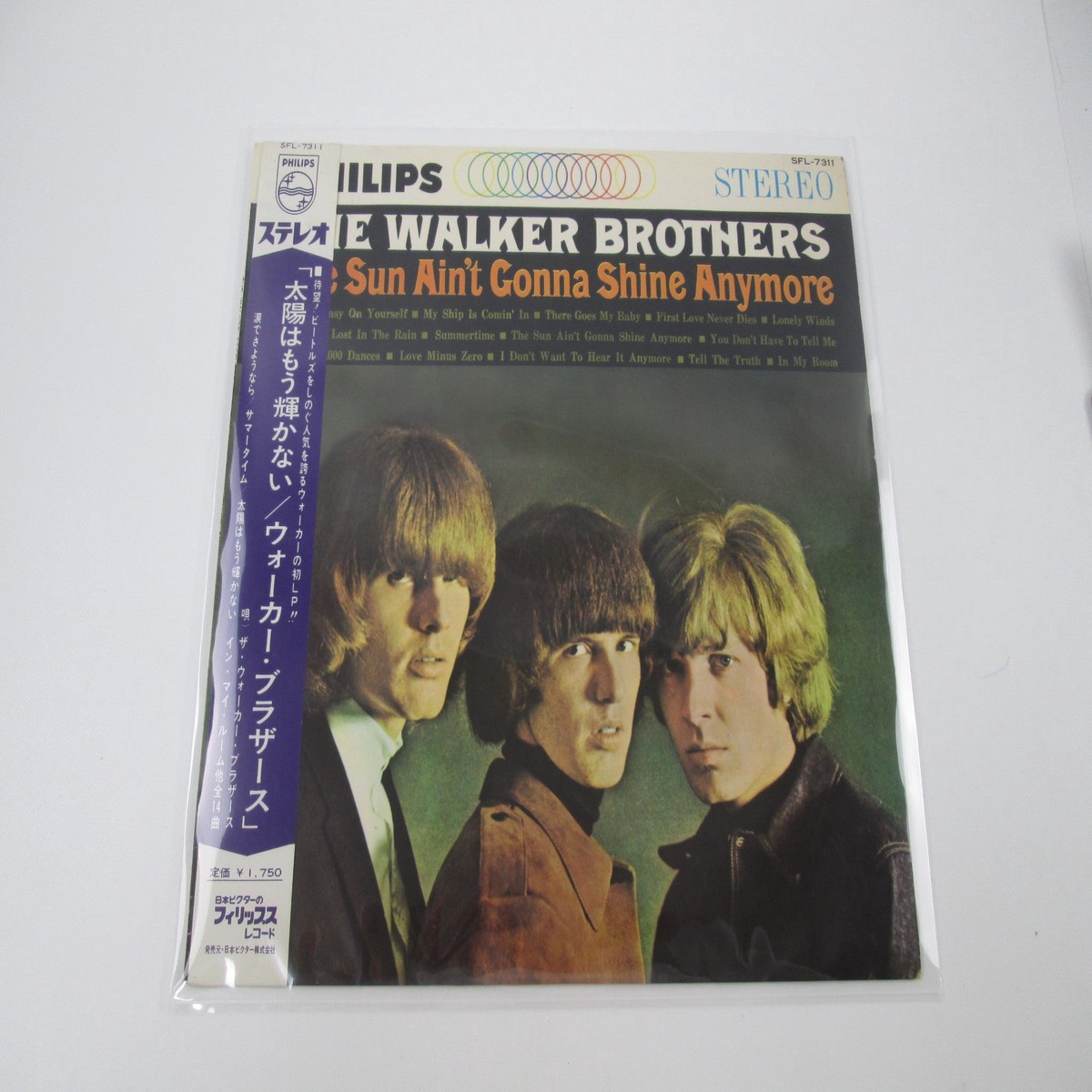 WALKER BROTHERS SUN AIN'T GONNA SHINE ANY MORE SFL-7311 with OBI Japan LP Vinyl