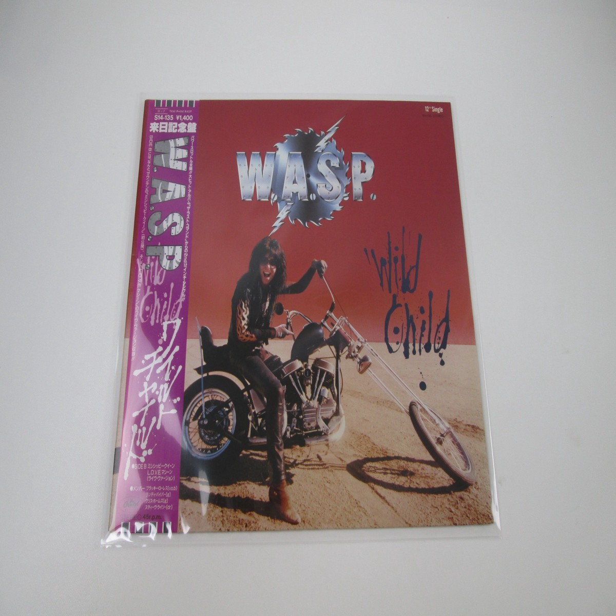 W.A.S.P. WILD CHILD S14-135 with OBI Japan LP Vinyl