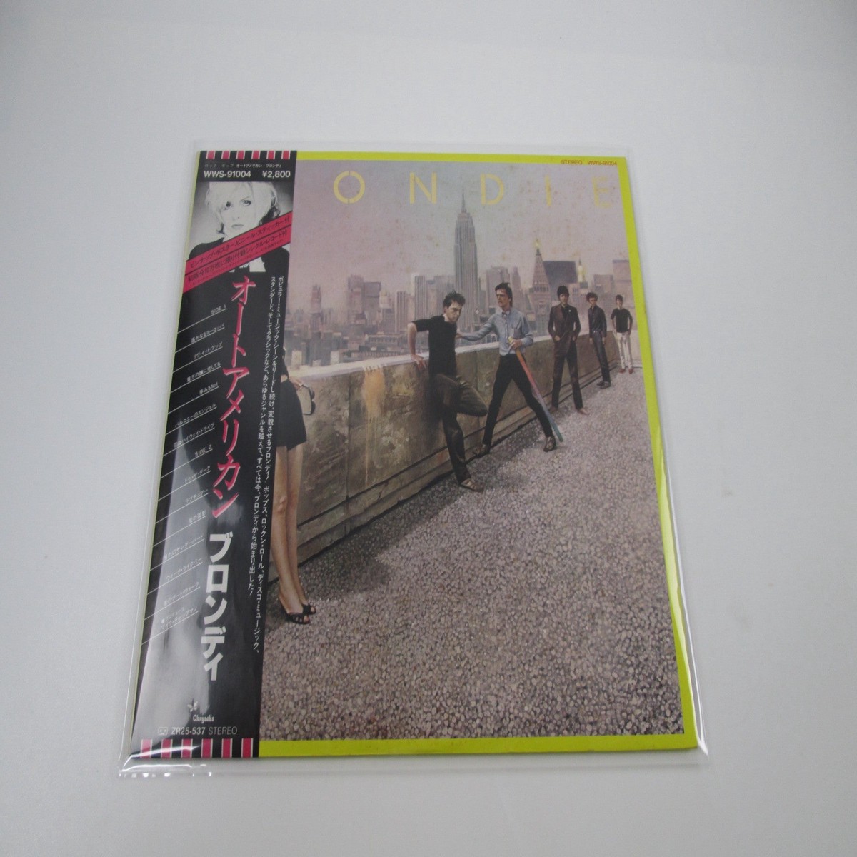 BLONDIE AUTOAMERICAN WWS-91004 with OBI Poster EP Japan LP Vinyl