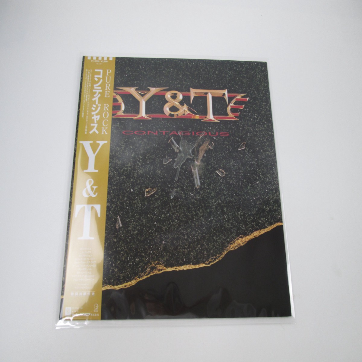 Y&T CONTAGIOUS GEFFEN P-13528 with OBI Japan LP Vinyl