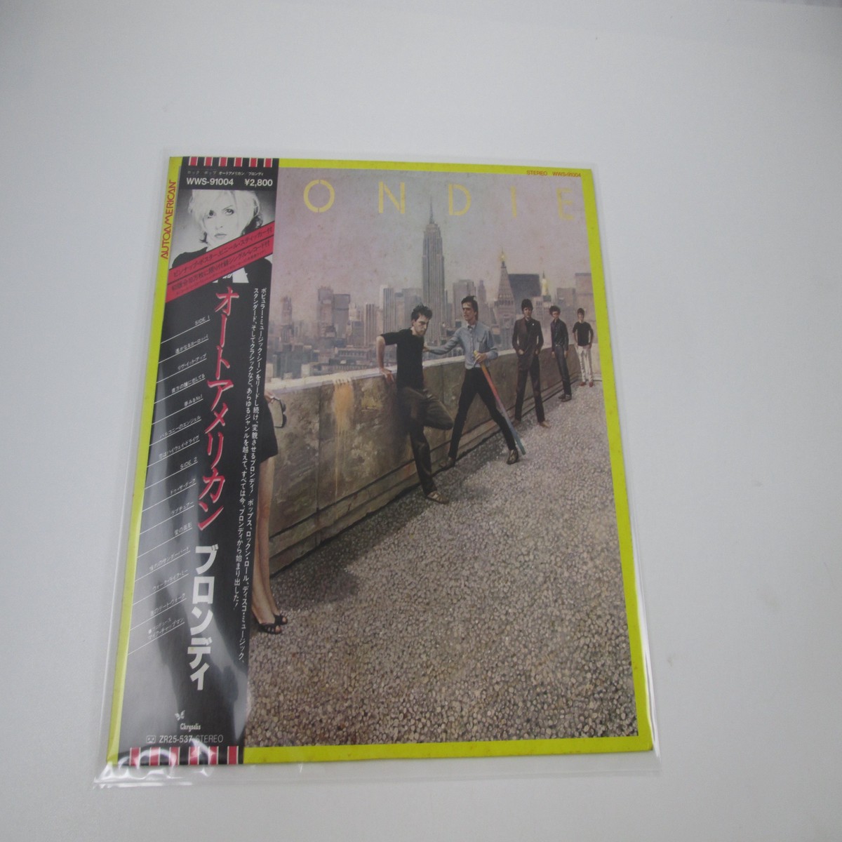 BLONDIE AUTOAMERICAN 1st Press WWS-91004 with OBI Japan LP Vinyl