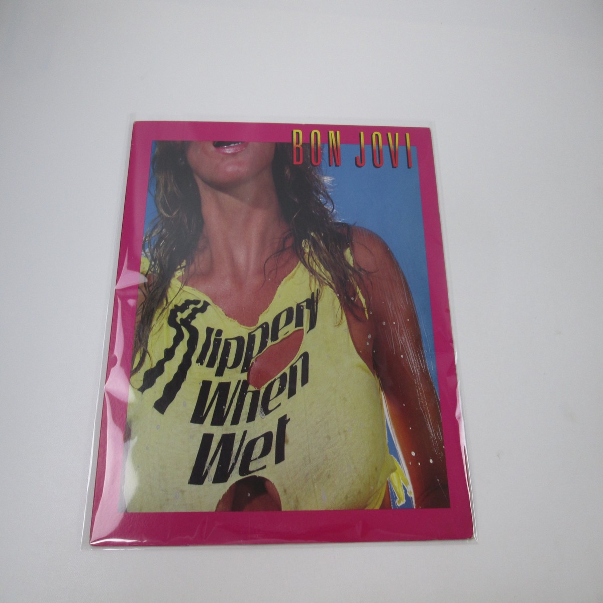 BON JOVI SLIPPERY WHEN WET MERCURY 28PP-1025 No OBI Japan LP Vinyl