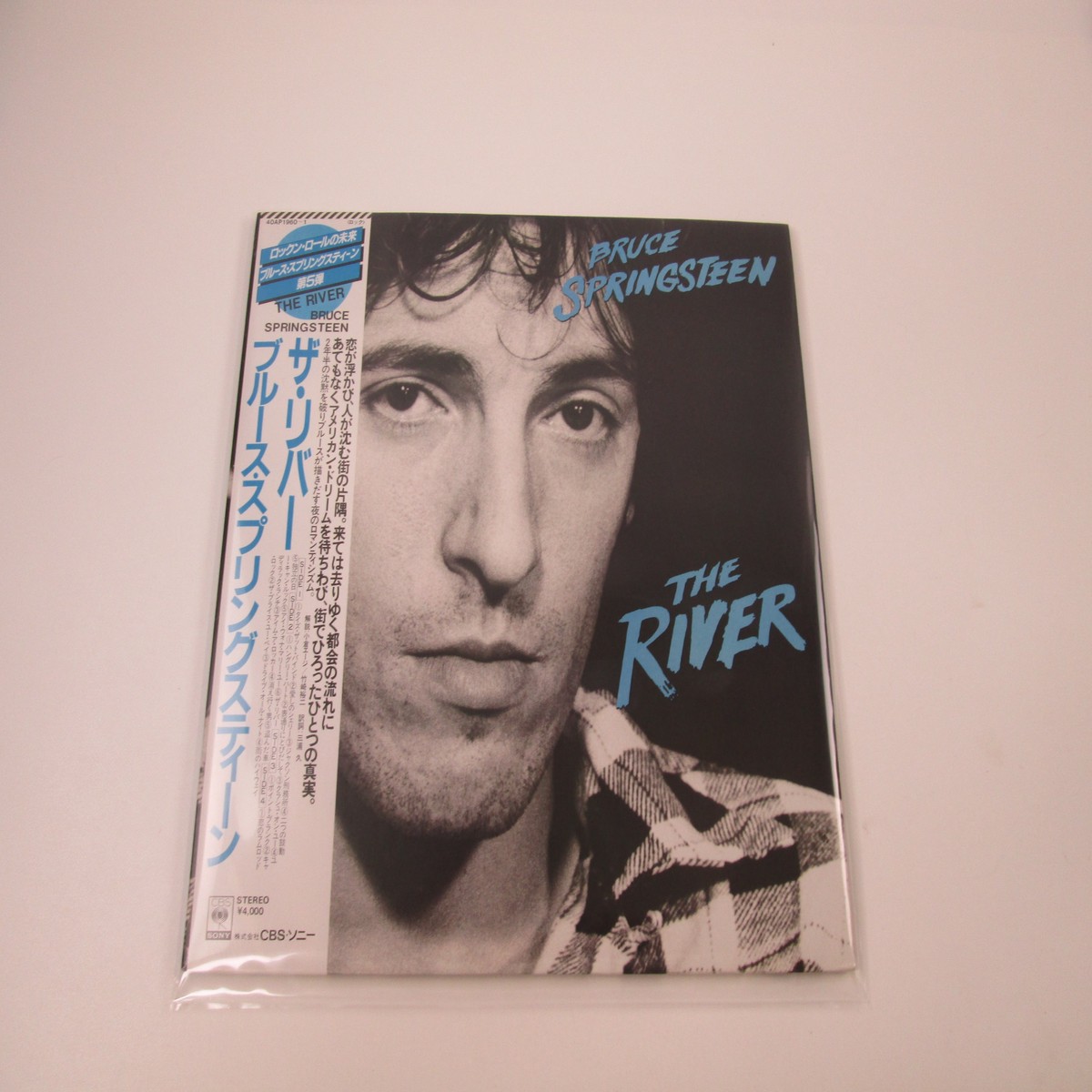 BRUCE SPRINGSTEEN RIVER CBS/SONY 40AP 1960,1 with OBI Japan LP Vinyl