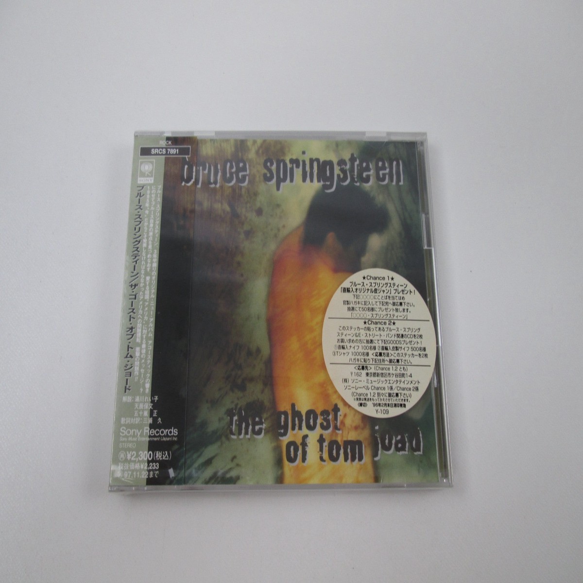 Bruce Springsteen The Ghost Of Tom Joad Sealed SRCS-7891 Music CD Japan OBI