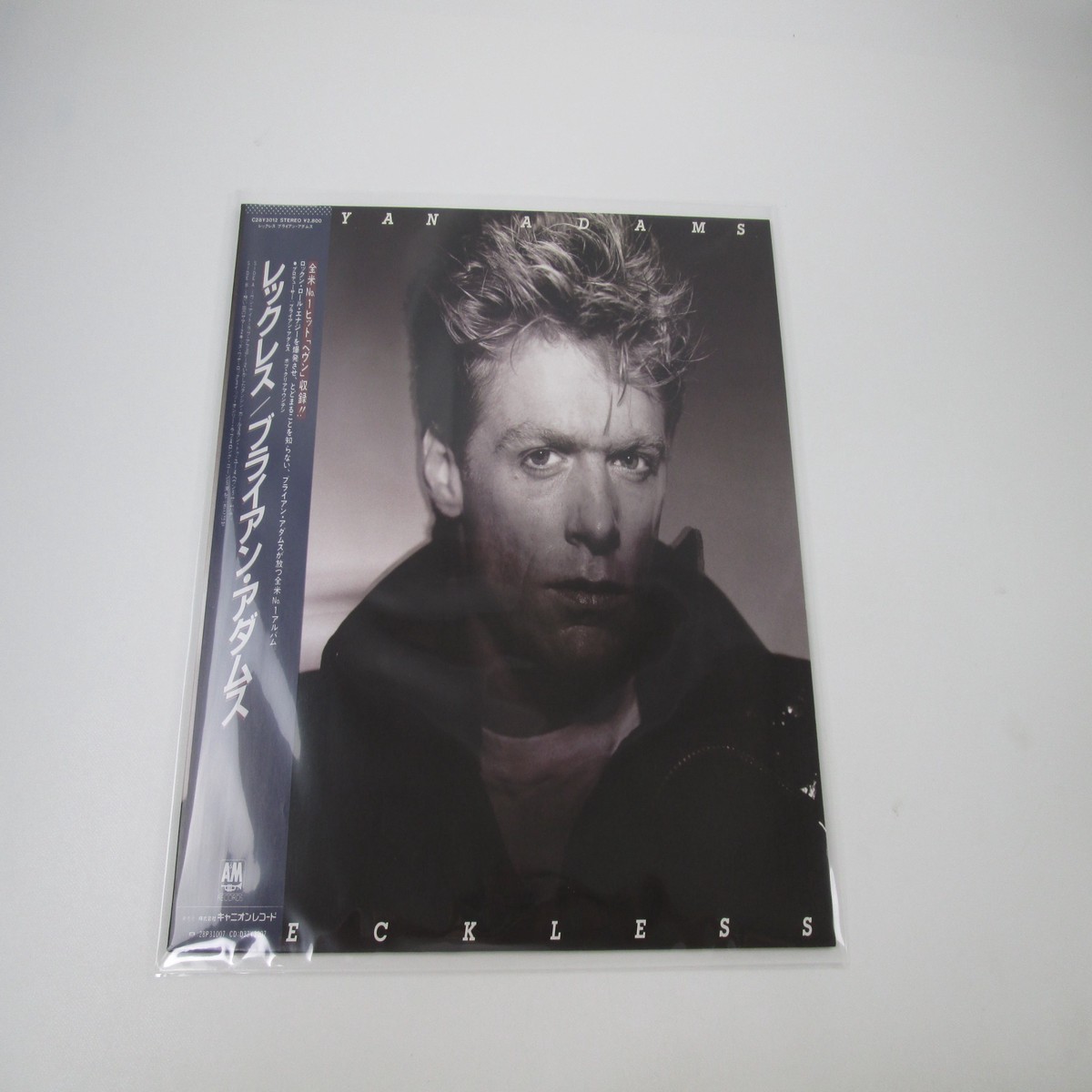 BRYAN ADAMS RECKLESS A&M C28Y 3012 with OBI Japan LP Vinyl