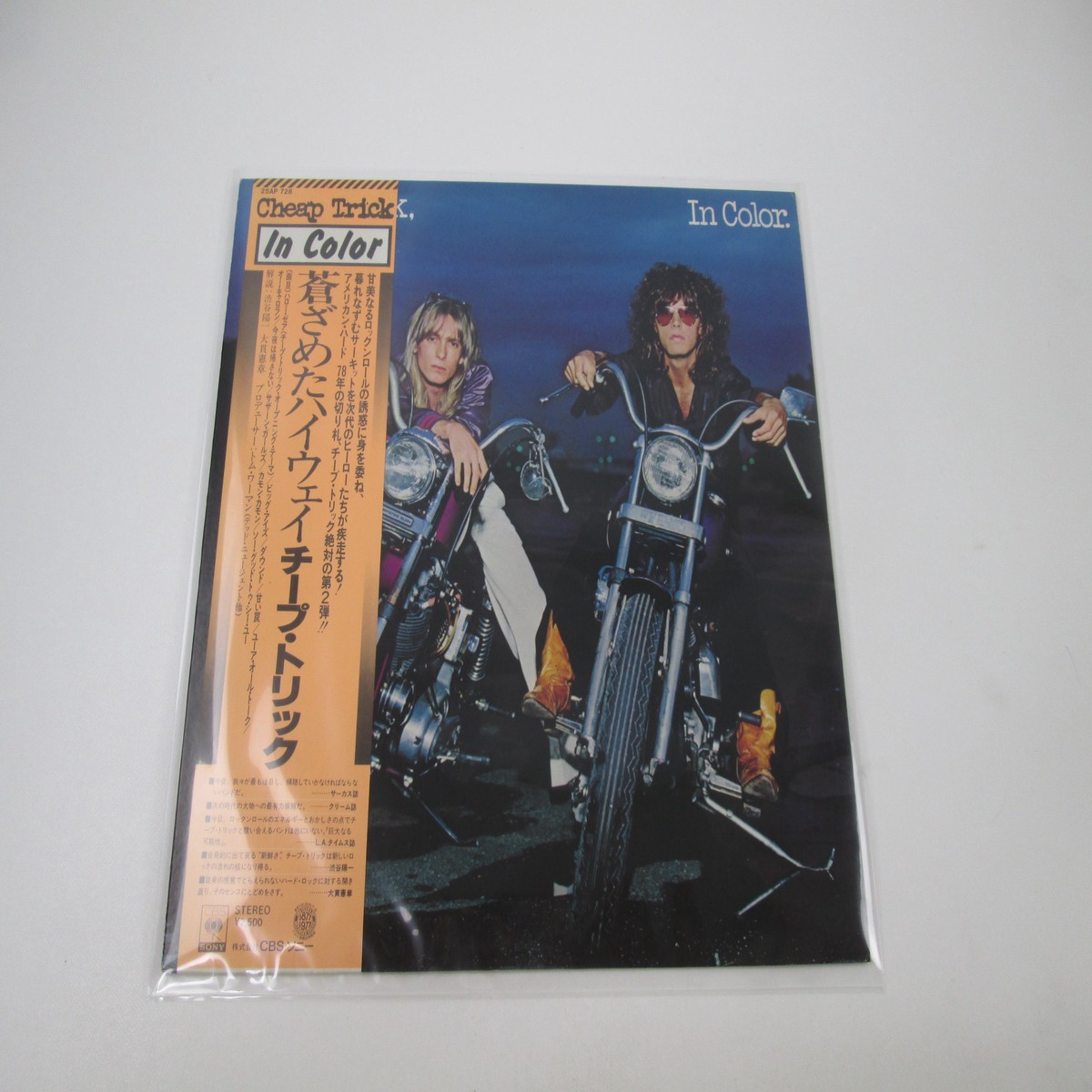 CHEAP TRICK IN COLOR 25AP 728 with OBI Japan LP Vinyl B