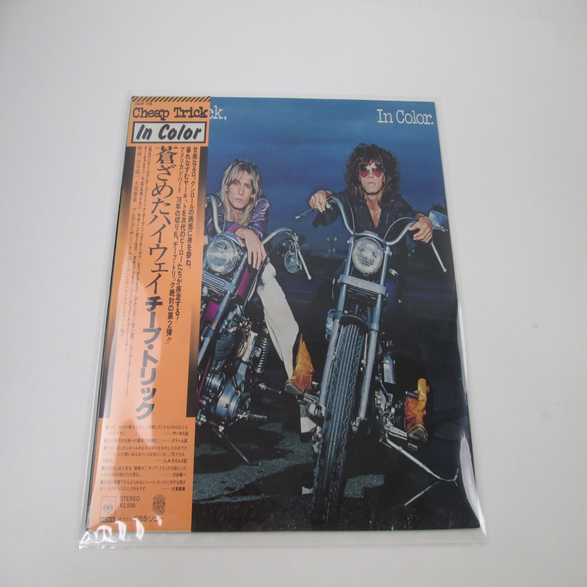 CHEAP TRICK IN COLOR 25AP 728 with OBI Japan LP Vinyl