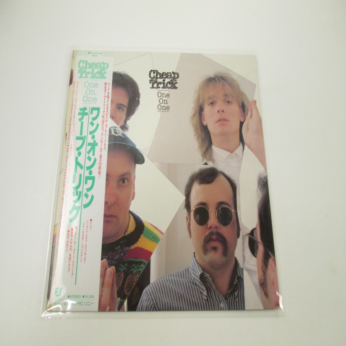 Cheap Trick One On One Epic 25 3P-358 with OBI Japan LP Vinyl