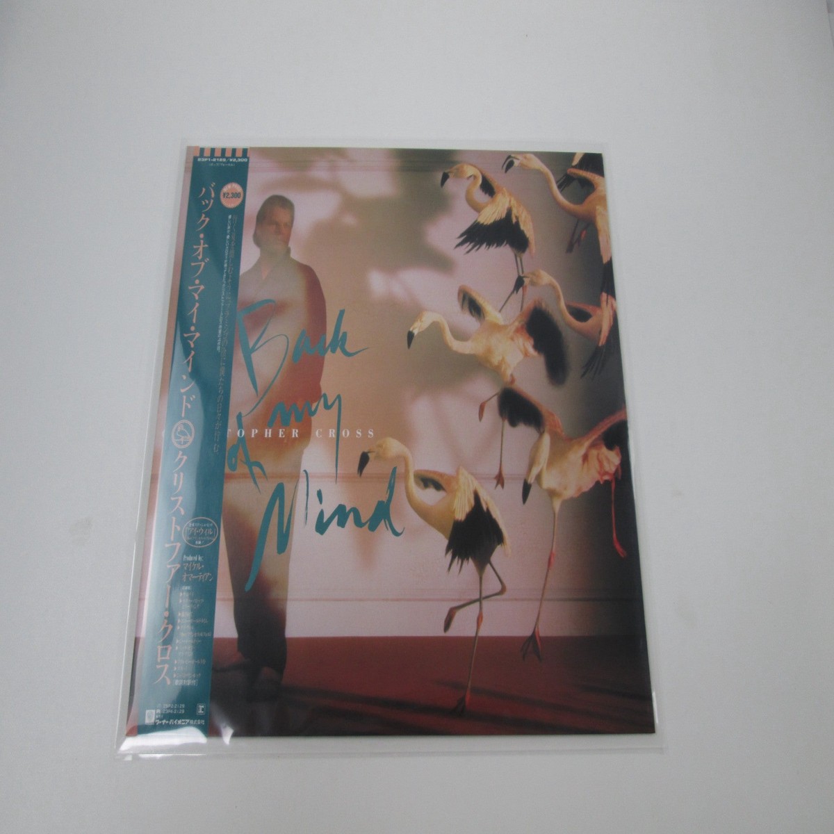 Christopher Cross Back Of My Mind 23P1-2129 with OBI Japan LP Vinyl