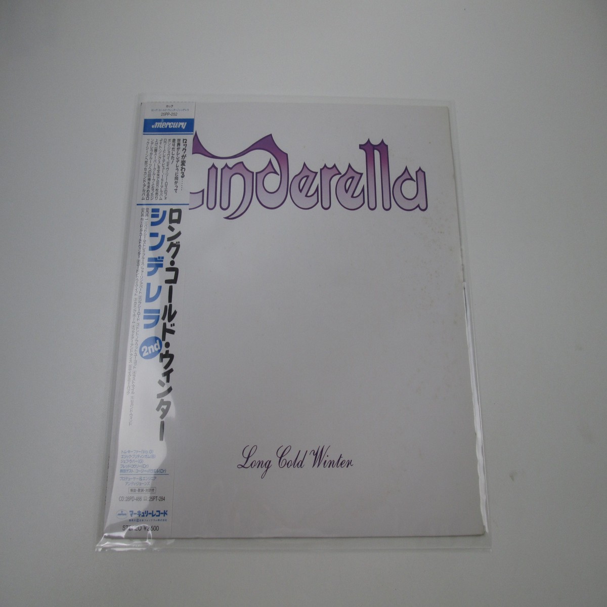 CINDERELLA LONG COLD WINTER MERCURY 25PP-252 with OBI LP Vinyl Japan Ver