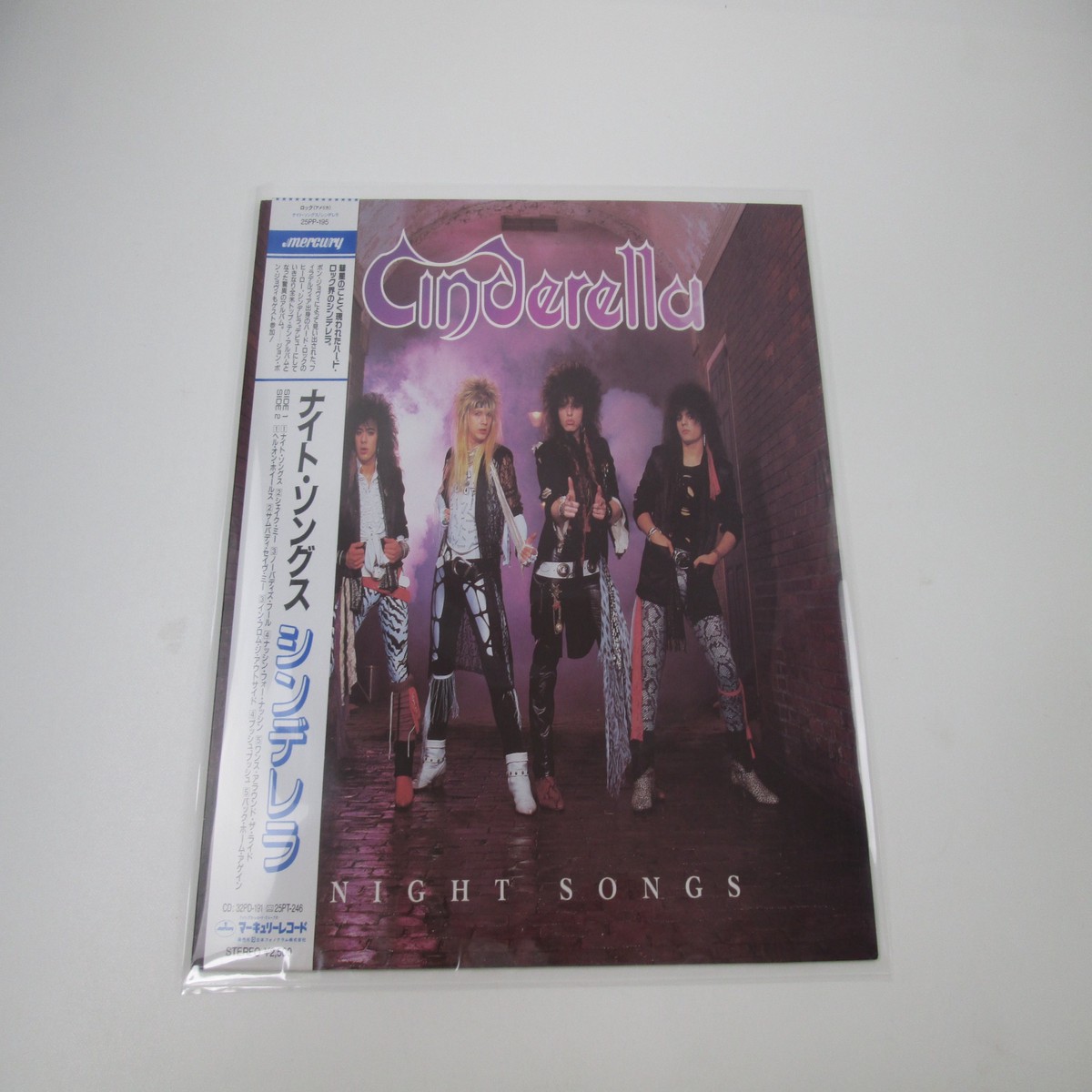 Cinderella Night Songs Mercury 25PP-195 with OBI Japan LP Vinyl B