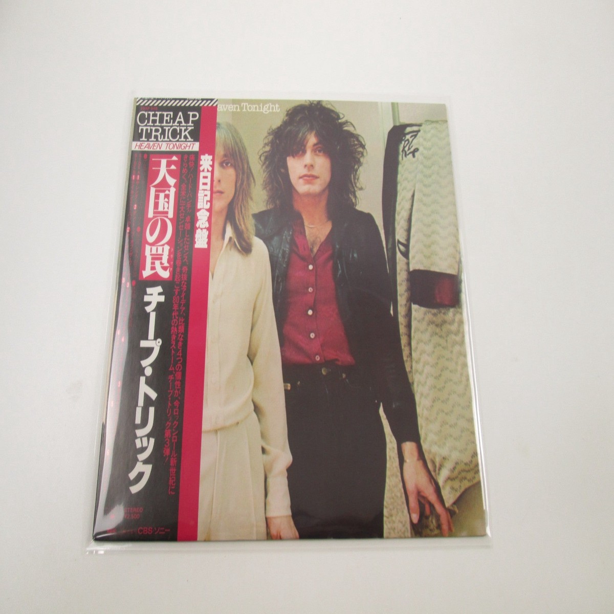 CHEAP TRICK HEAVEN TONIGHT EPIC 25AP 948 with OBI Japan LP Vinyl A