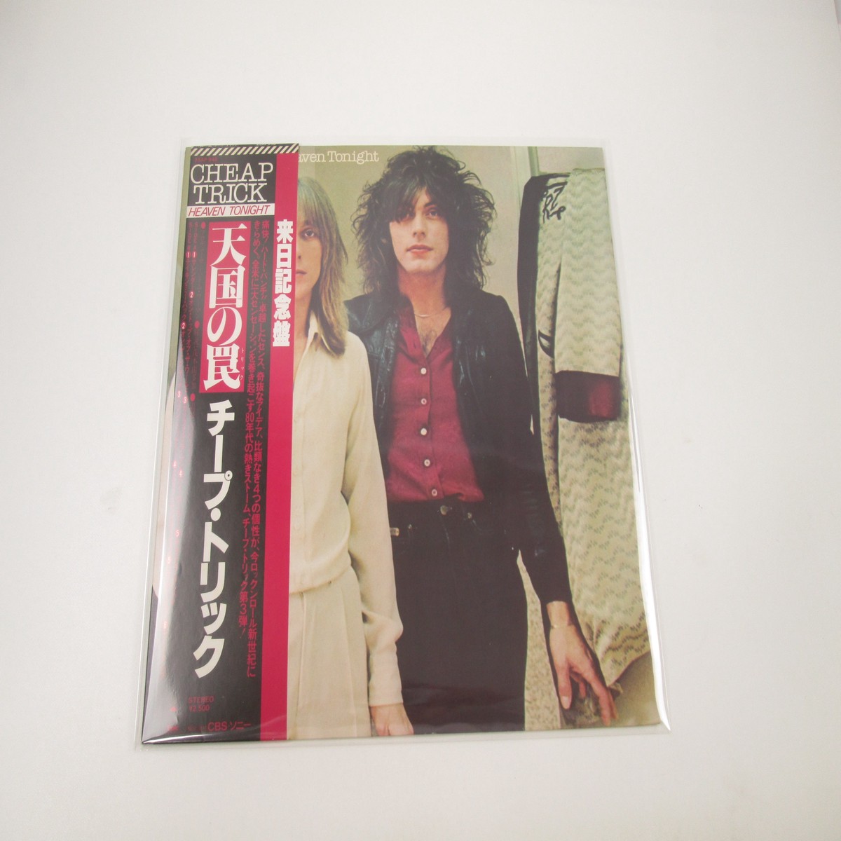 CHEAP TRICK HEAVEN TONIGHT EPIC 25AP 948 with OBI Japan LP Vinyl B