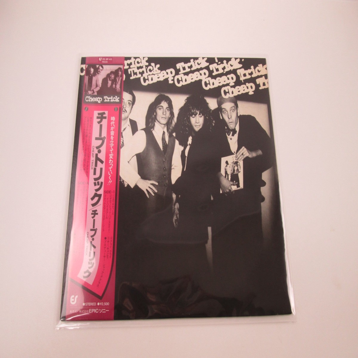 CHEAP TRICK SAME EPIC 25 3P-43 with OBI Japan LP Vinyl