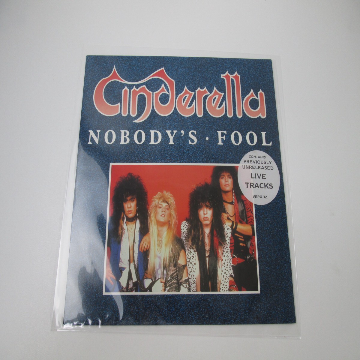 Cinderella Nobody's Fool VERX-32 LP Vinyl