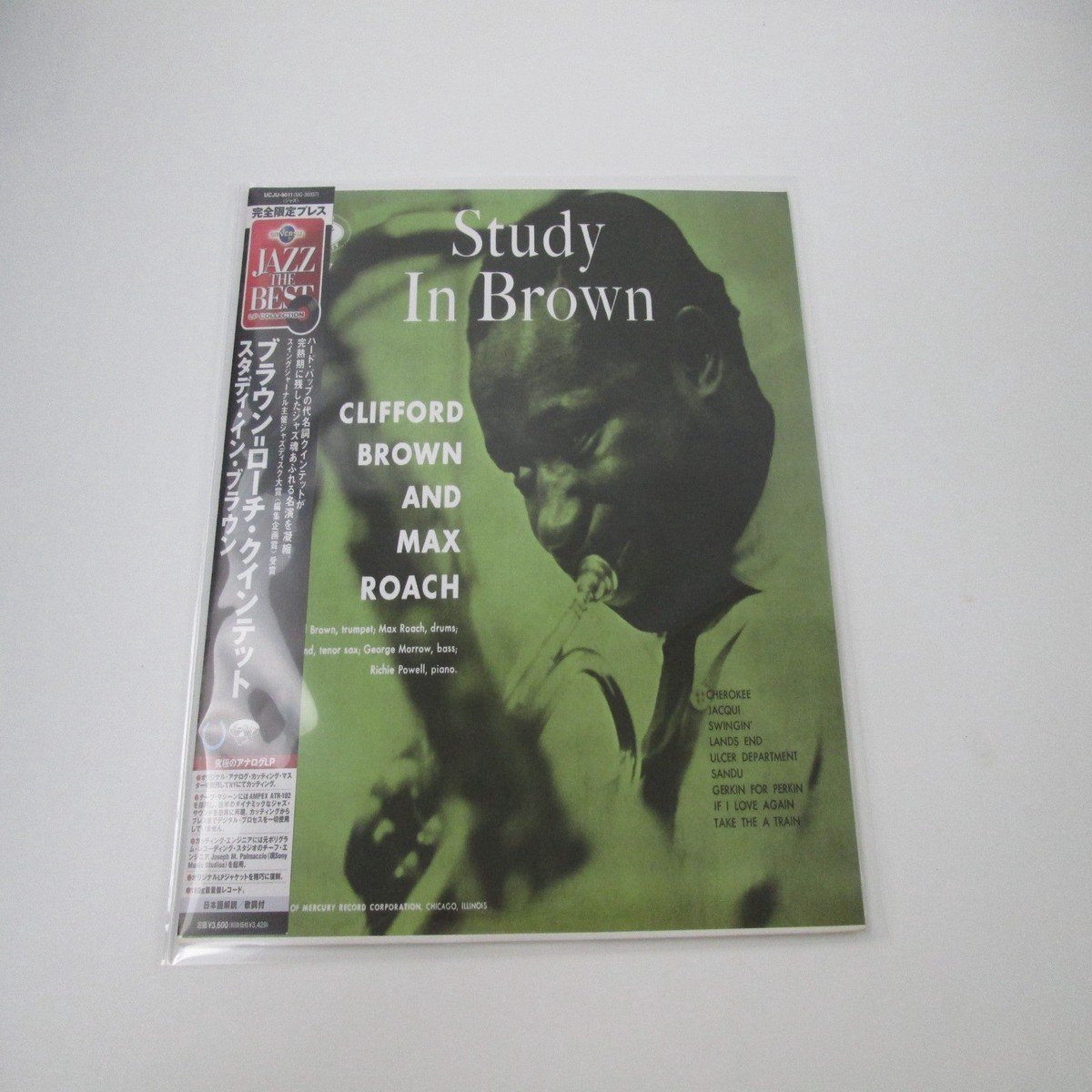 Clifford Brown And Max Roach Study In Brown UCJU-9011 with OBI Japan LP Vinyl