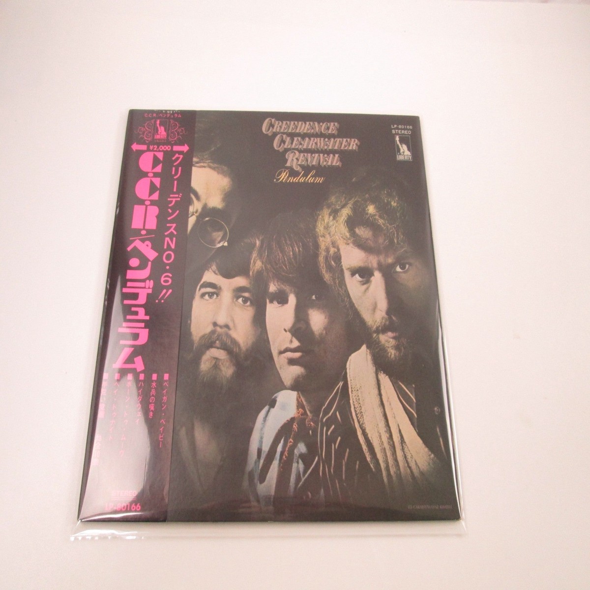 Creedence Clearwater Revival Pendulum Promo LP-80166 with OBI Japan LP Vinyl