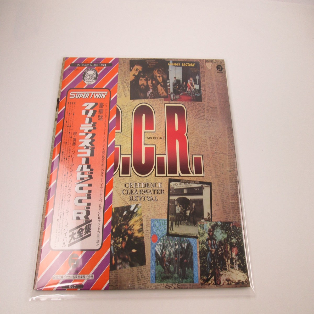 CREEDENCE CLEARWATER REVIVAL TWIN DELUXE VIP-9081,2 with OBI Japan LP Vinyl