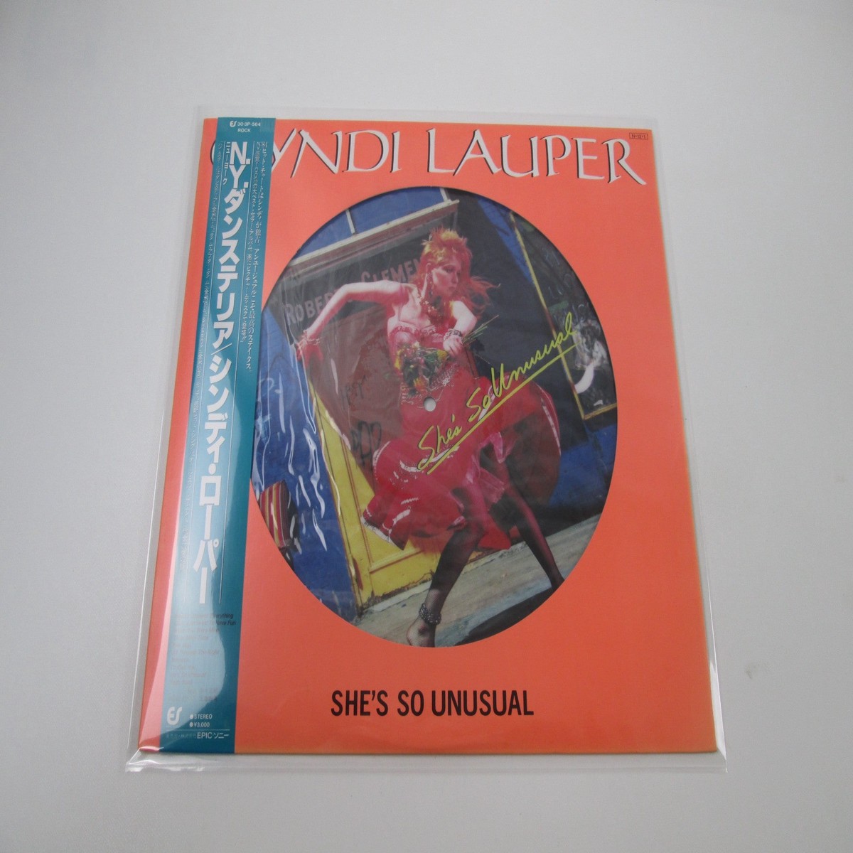 Cyndi Lauper She's So Unusual Picture Disc 30 3P-564 with OBI Japan LP Vinyl