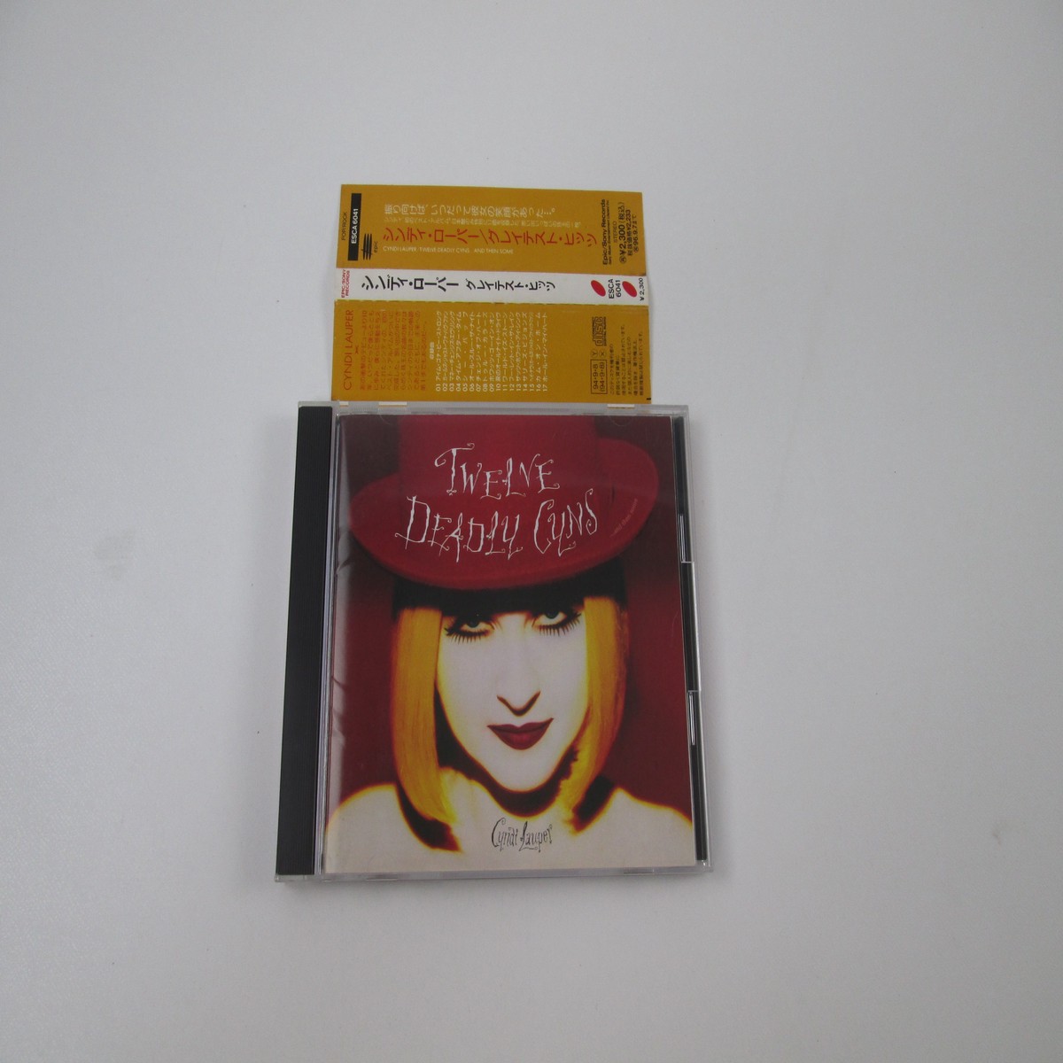 Cyndi Lauper Twelve Deadly Cyns... Promo ESCA-6041 Music CD Japan Ver with OBI