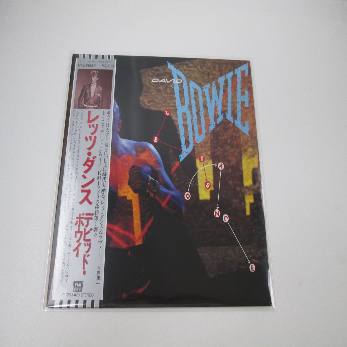 David Bowie Let's Dance EMI America EYS-81580 with OBI Japan LP Vinyl