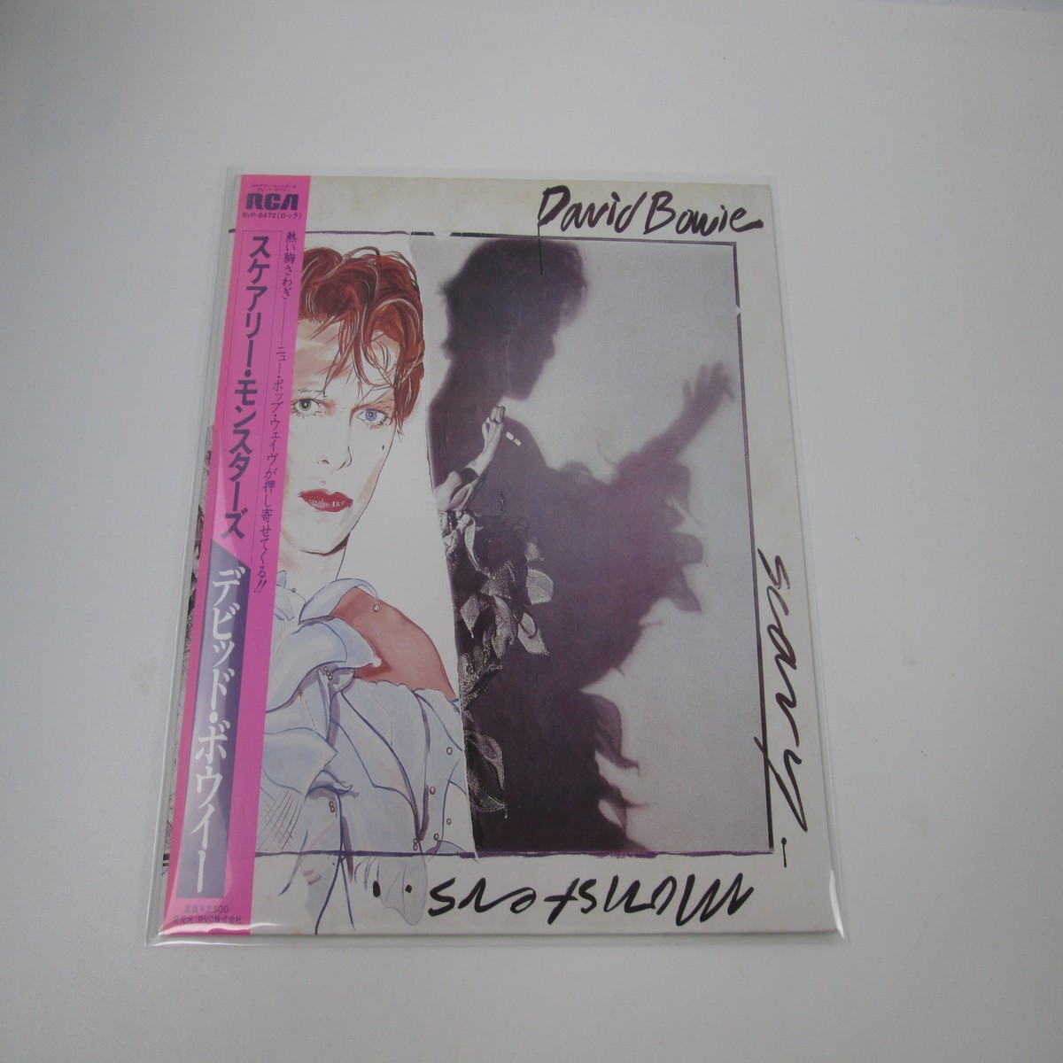 David Bowie Scary Monsters RCA RVP-6472 with OBI Japan LP Vinyl