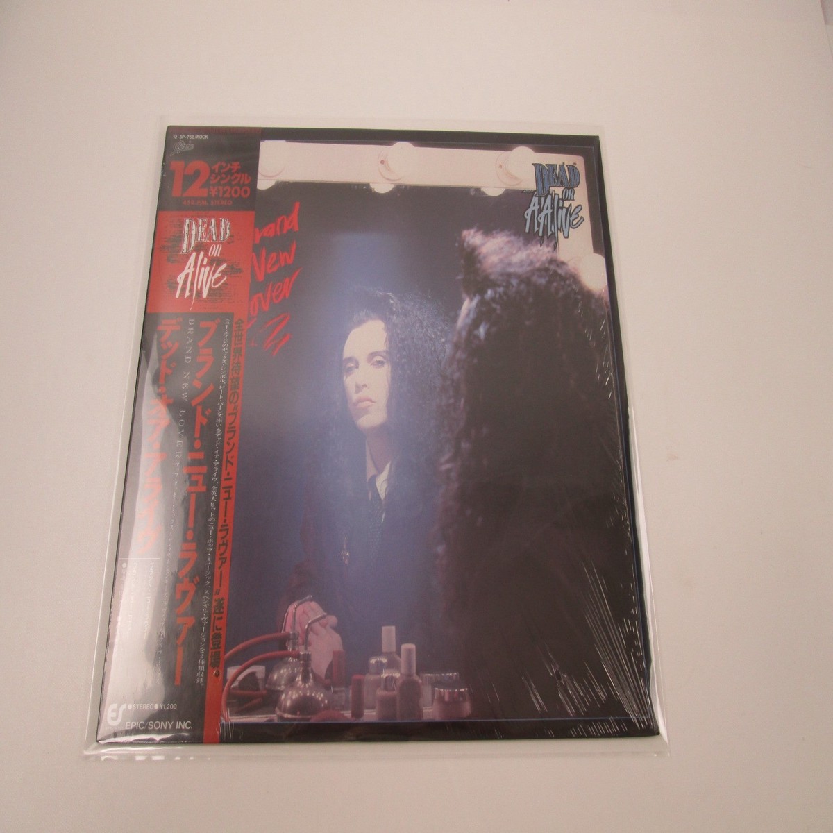 DEAD OR ALIVE BRAND NEW LOVER 12 3P-768 with OBI Japan LP Vinyl