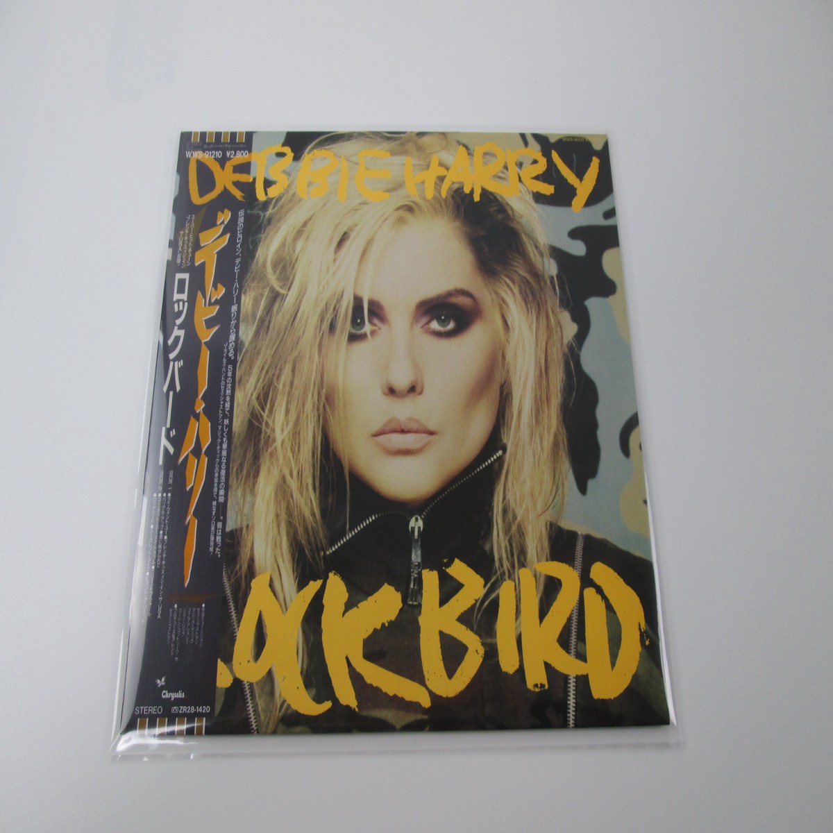 DEBBIE HARRY ROCKBIRD CHRYSALIS WWS-91210 with OBI Japan LP Vinyl