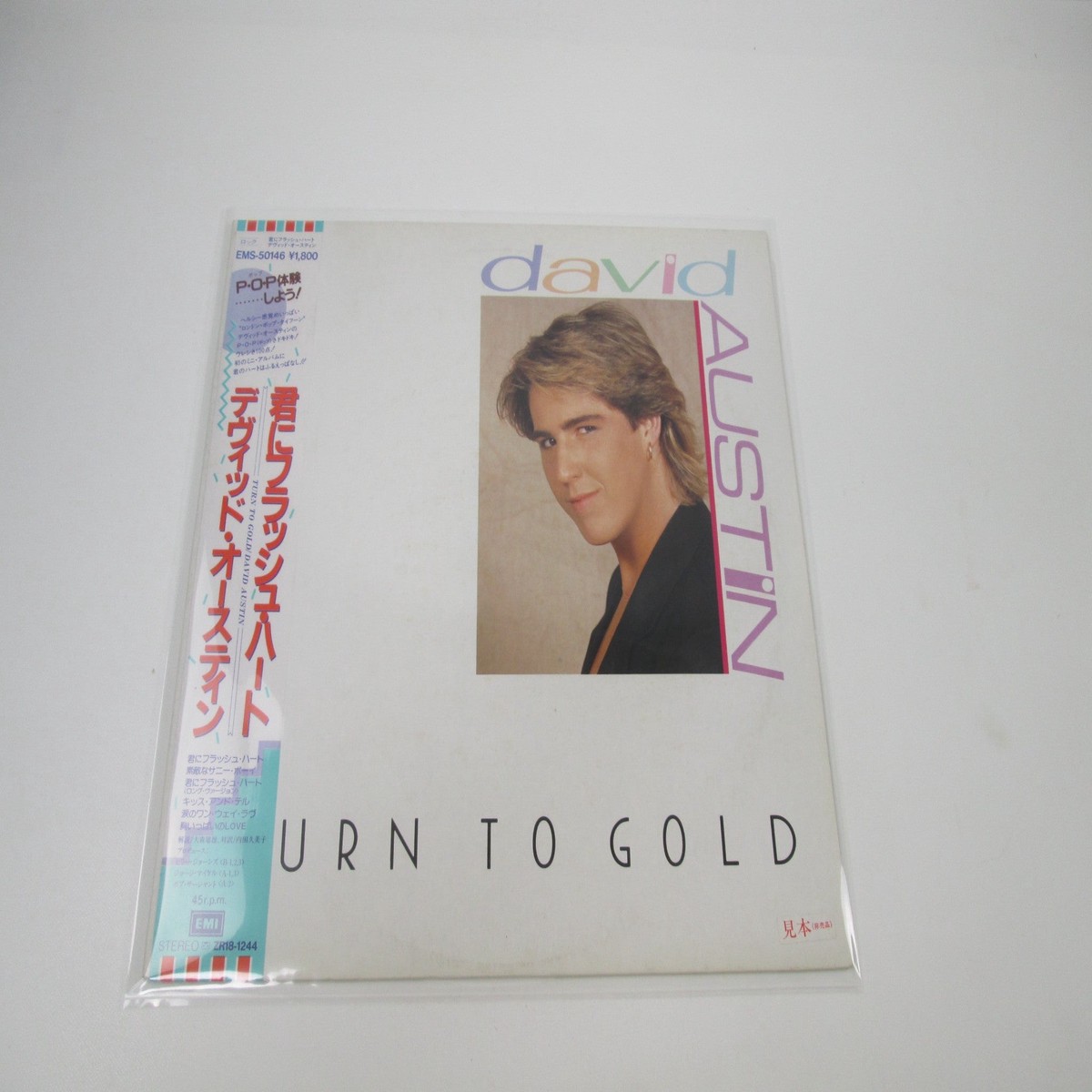 David Austin Turn To Gold Promo EMS-50146 with OBI Japan LP Vinyl