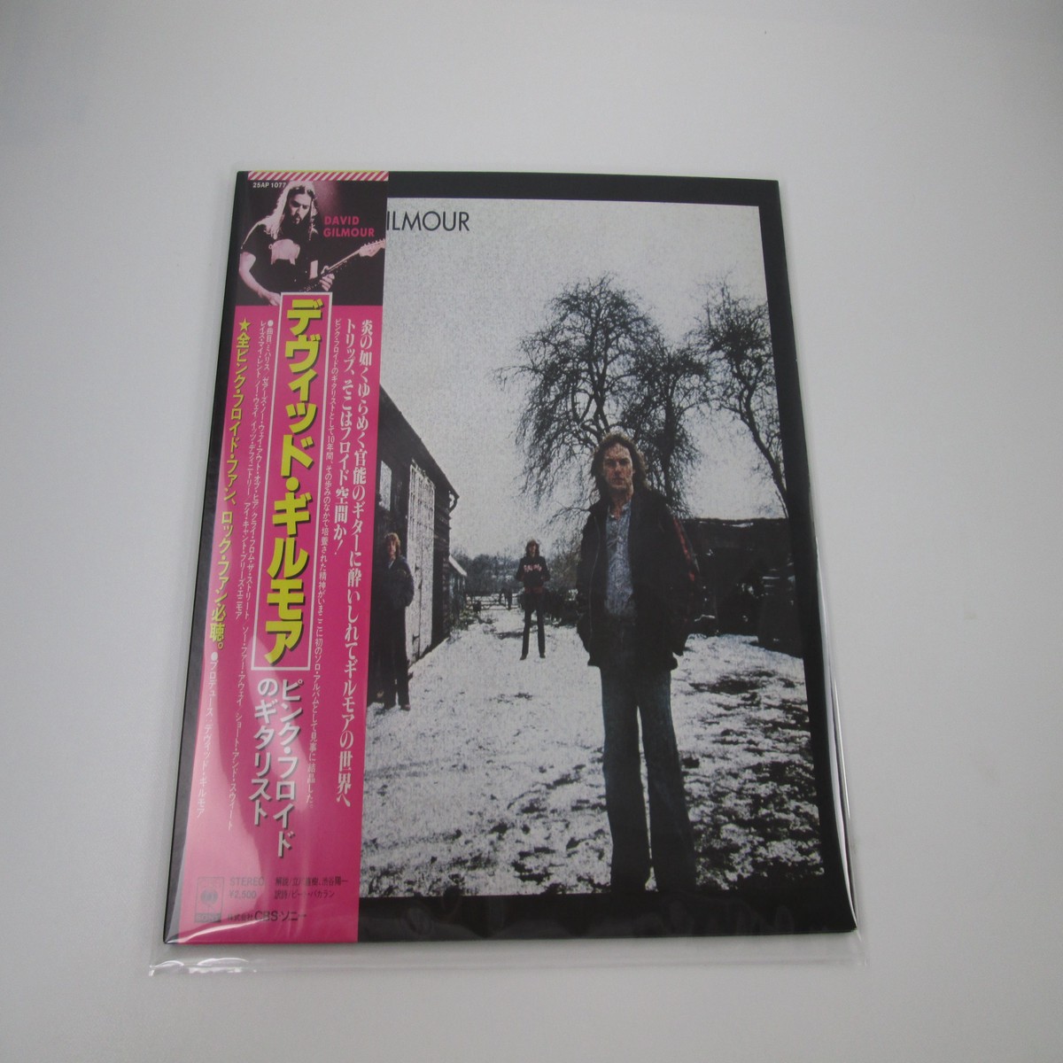 DAVID GILMOUR SAME CBS/SONY 25AP 1077 with OBI Japan LP Vinyl