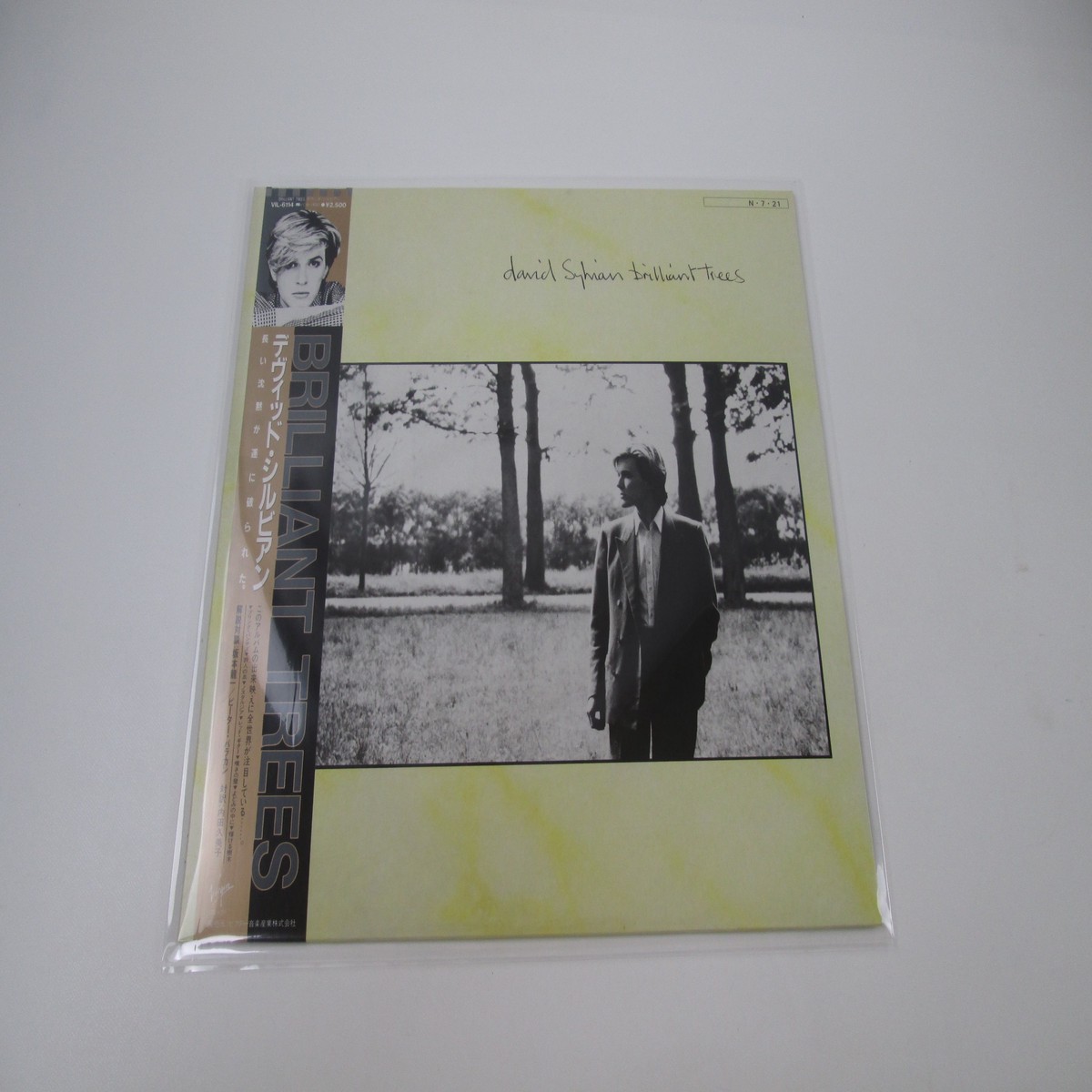 David Sylvian Brilliant Trees VIRGIN VIL-6114 with OBI Japan LP Vinyl