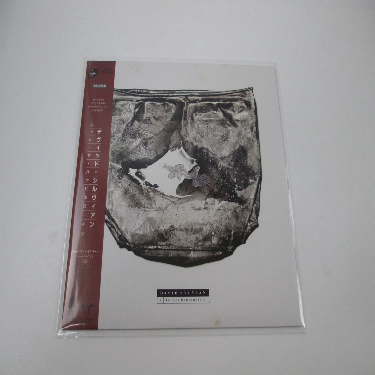 David Sylvian Let The Happiness In VJS-12011 with OBI Japan LP Vinyl