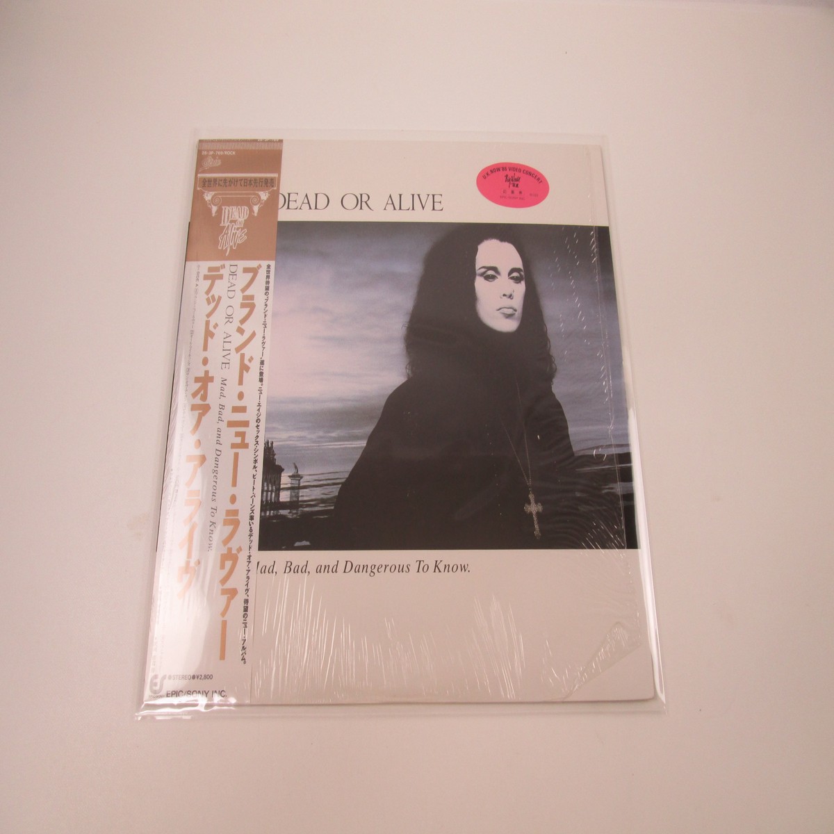 Dead Or Alive Mad Bad And Dangerous To Know 28 3P-769 with OBI Japan LP Vinyl