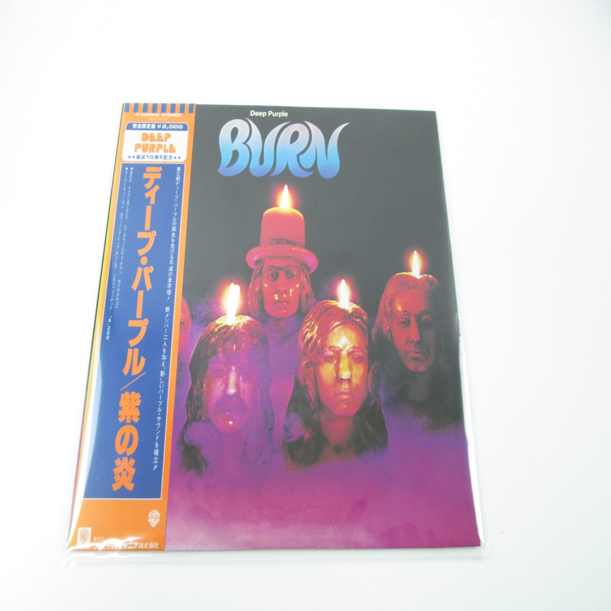 Deep Purple Burn Warner Bros. Records P-6509W with OBI LP Vinyl Japan Ver