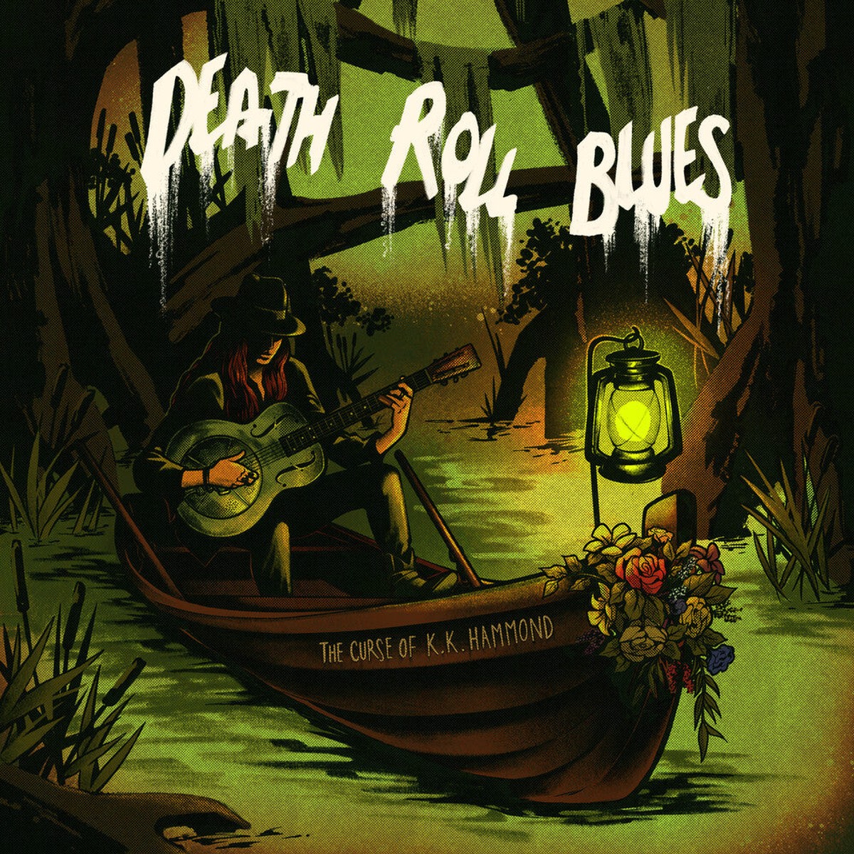 Curse Of K.K. Hammond ( K Hammond .K. ) - Death Roll Blues - Green & Clear Splatter Vinyl