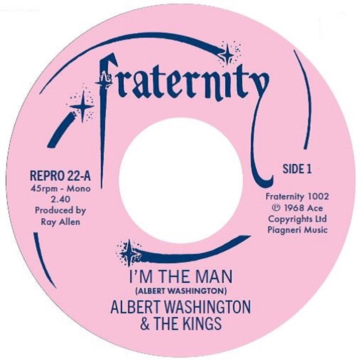 Albert Washington - I'm The Man / Case Of The Blues (Uk)