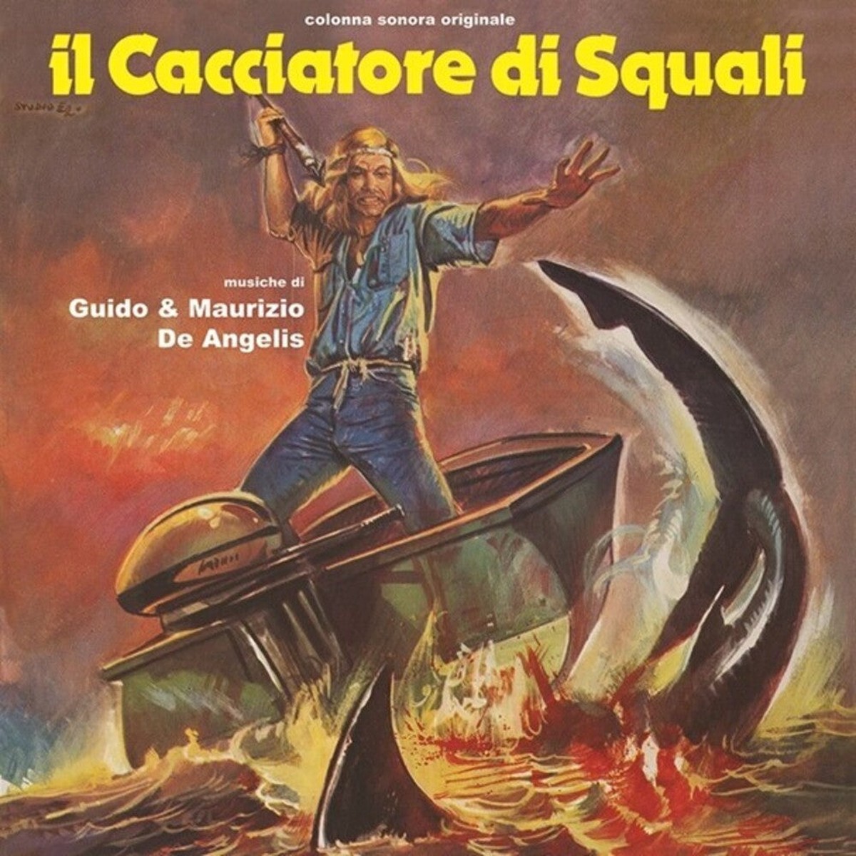 De Angelis, Guido / De Angelis, Maurizio - Il Cacciatore Di Squali (Original Soundtrack) - Blue Colored Vinyl