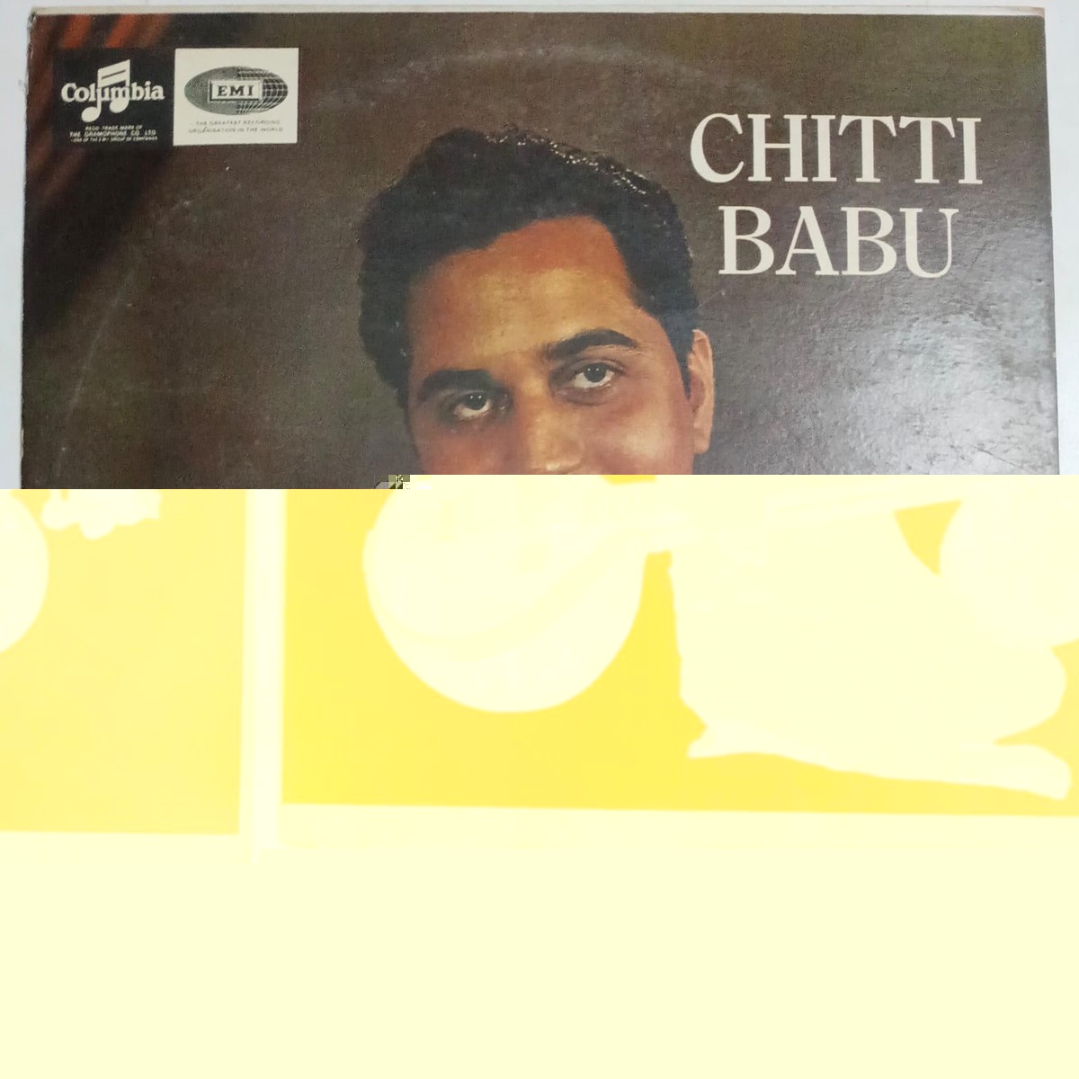 Carnatic Classical Instrumental Veena LP Vinyl Record by Chitti Babu