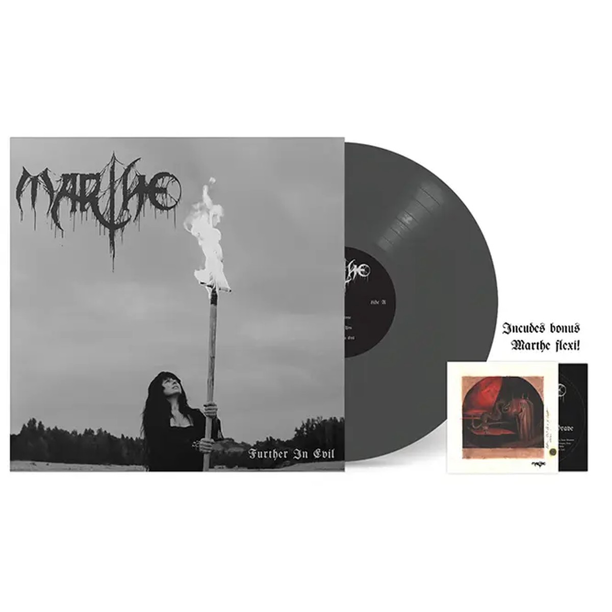 MARTHE - Further In Evil LP (limit plus flexi EP)